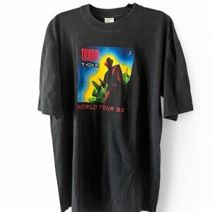 Black Graphic Tee - World Tour '93